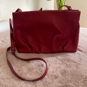 Zara Leather Crossbody Bag